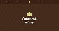 Desktop Screenshot of cukraren-sucany.sk